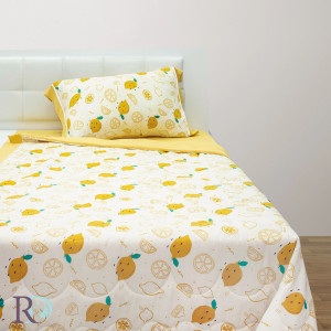 Детско спално бельо вискоза със завивка Lemons