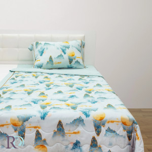 Детско спално бельо вискоза със завивка Мarble