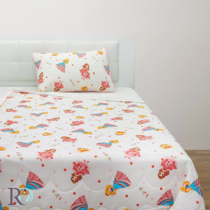 Детско спално бельо вискоза със завивка Princesses