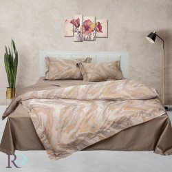 Двойно спално бельо Памучен сатен Preya