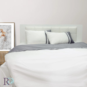 Спално бельо от памучен сатен White and Grey