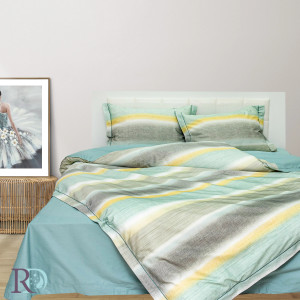 Спално бельо от сатениран памук Raje menta