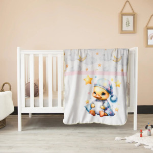 Бебешко одеяло с шерпа Duck - 75х120 см.