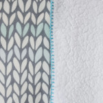 Модерно бебешко одеяло с шерпа Baby Elephant 