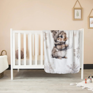 Бебешко одеяло с шерпа Bunny - 75х120 см.