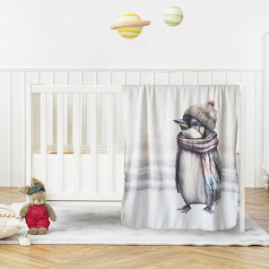 Бебешко одеяло с шерпа Penguin - 75х120 см.