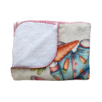 Бебешко одеяло с шерпа Sleepy Bunny - 75х120 см.