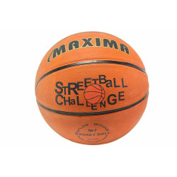 Топка за баскетбол, гумена материя -  за открити и закрити площи N 100021148