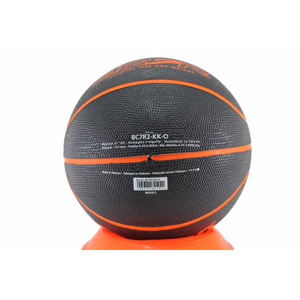 Черни топка за баскетбол, гумена материя -  за открити площи N 100022647